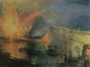 J.M.W. Turner the burning of the houses of lords and commons,october 16,1834 Spain oil painting artist